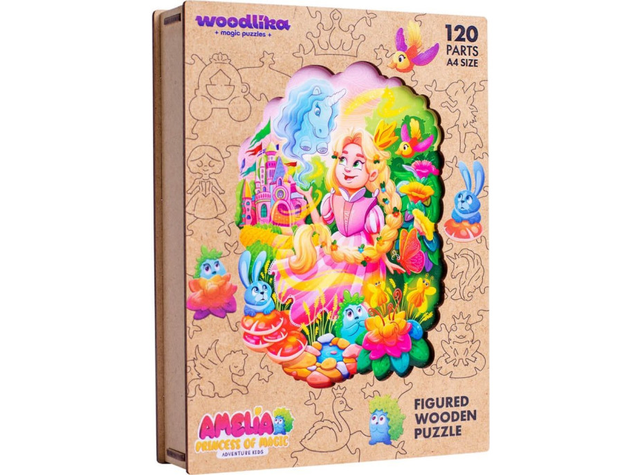 WOODLIKA Drevené puzzle Princezná Amélie 120 dielikov