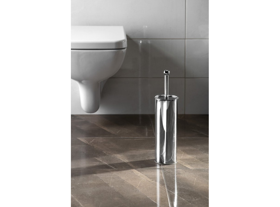 Aqualine SIMPLE LINE WC kefa valcová, nerez lesk 04065F