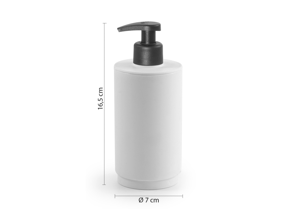 Gedy SHARON dávkovač mydla na postavenie, biela SH8002