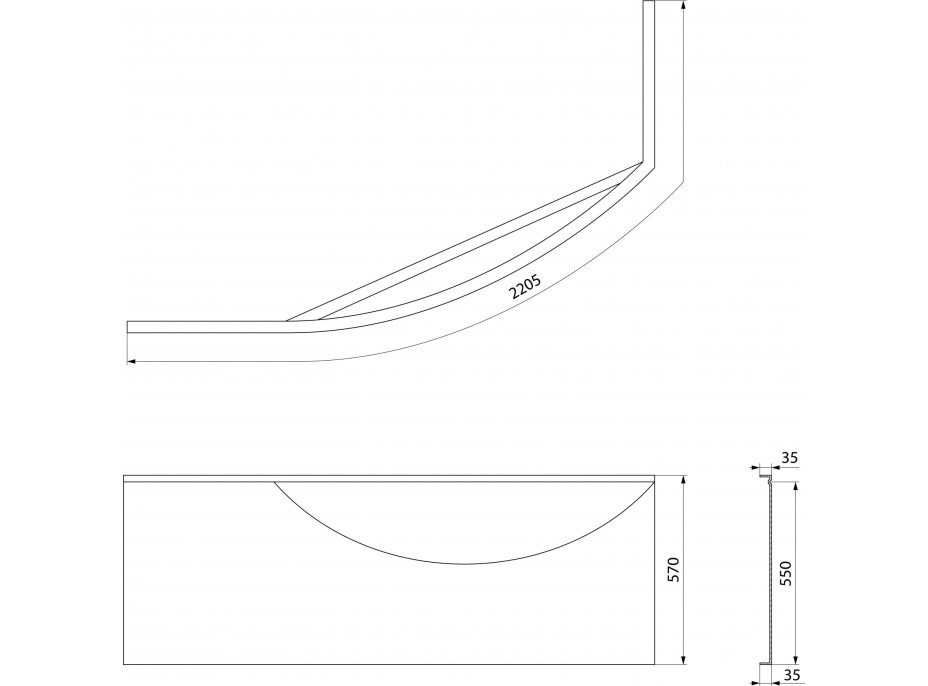 Polysan MAMBA L 160 panel rohový 27312