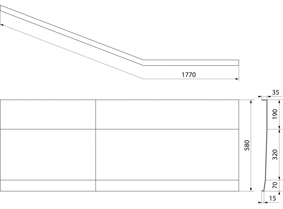 Polysan TIGRA R 170 panel čelný 90812