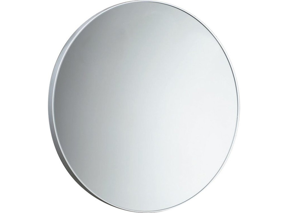 Gedy Zrkadlo okrúhle v plastovom ráme ø 60cm, biela 600002
