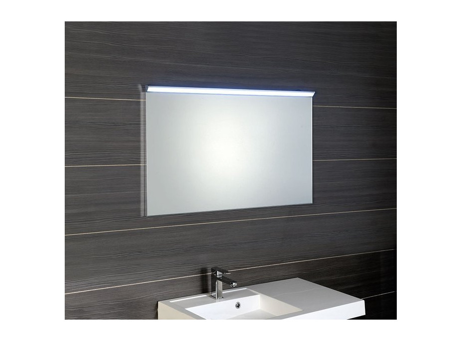 Aqualine BORA zrkadlo s LED osvetlením a vypínačom 1000x600mm, chróm AL716