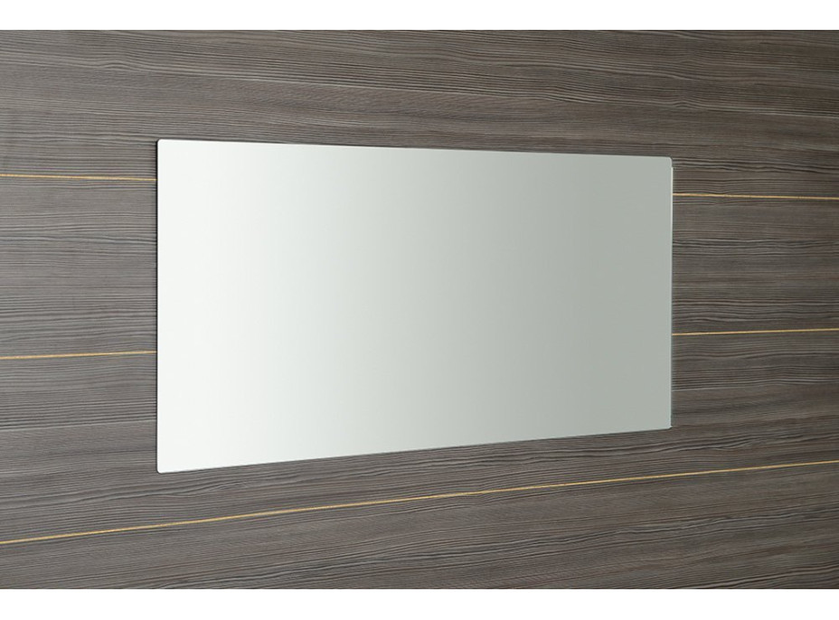 Sapho PLAIN zrkadlo 120x60cm, zaguľatené rohy, bez úchytu 1501-29