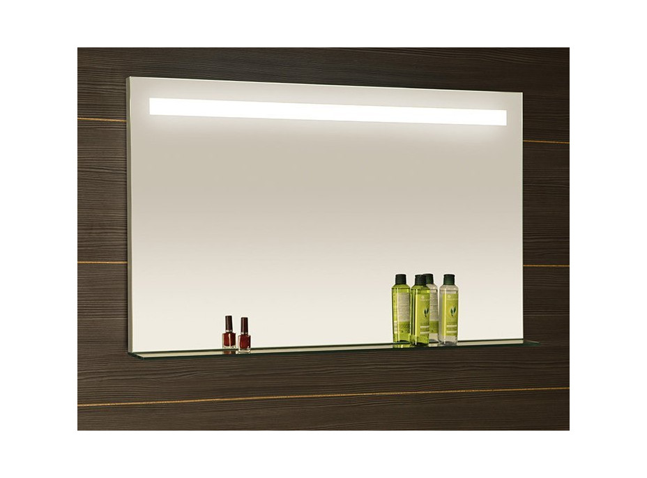 Sapho BRETO zrkadlo s LED osvetlením a policou 1000x608mm BT100