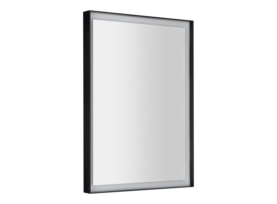 Sapho SORT zrkadlo s LED osvetlením 47x70cm, čierna mat ST047