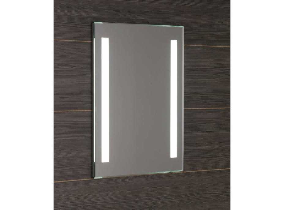 Aqualine Zrkadlo s LED osvetlením 50x70cm, kolískový vypínač ATH5