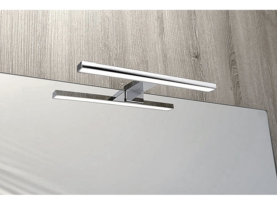 Aqualine SERAPA LED svietidlo 5W, 230V, 300x40x100mm, plast, chróm SA147