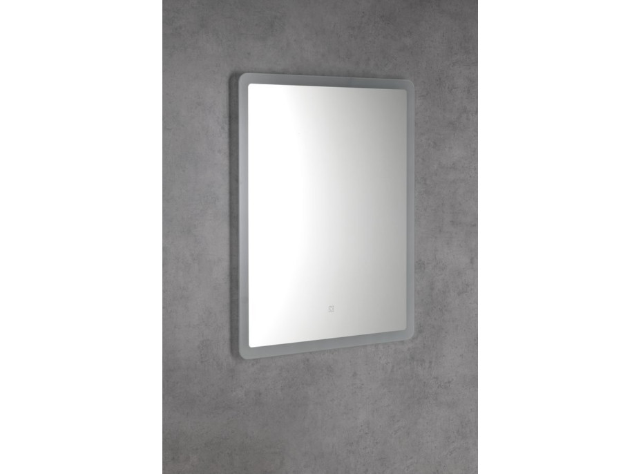 Aqualine FAGO zrkadlo s LED podsvietením 60x80cm, dotykový senzor, stmievateľné FA060