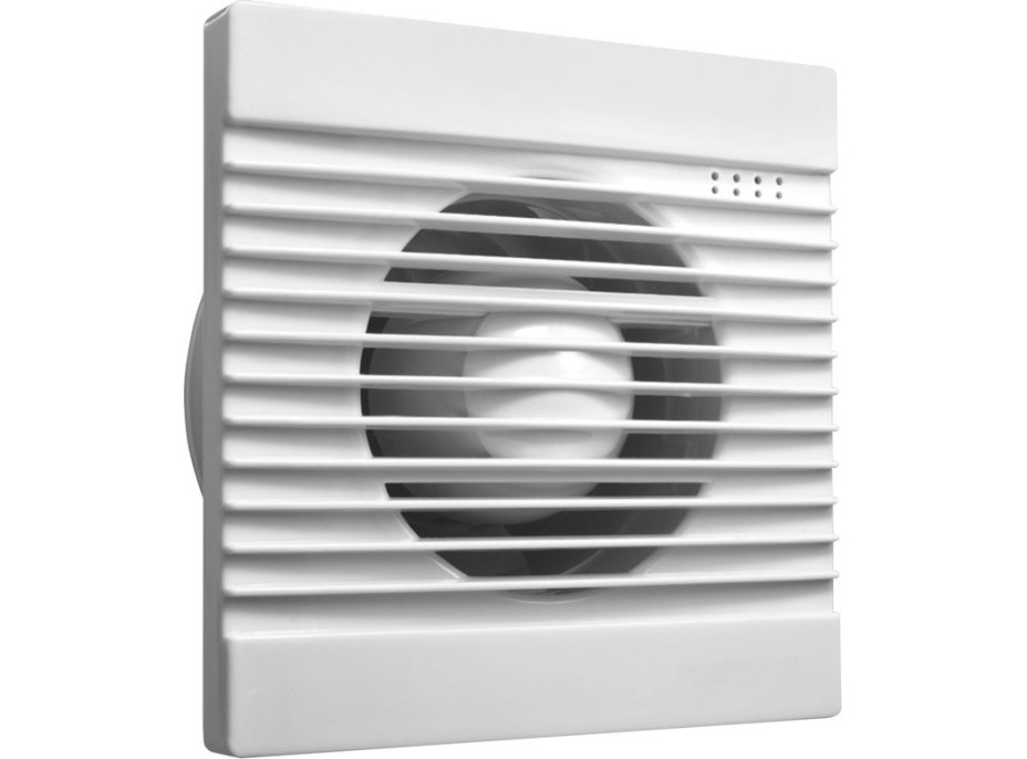 Aqualine Kúpeľňový ventilátor, 230V/50Hz, 100mm, biela FBS300