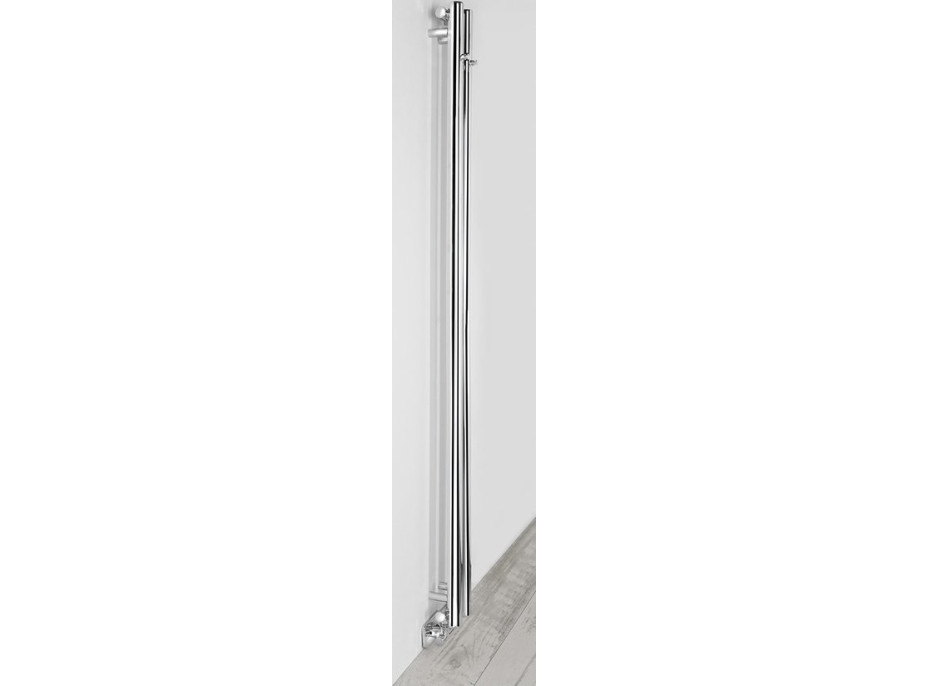 Sapho PILON vykurovacie teleso 122x1800 mm, s dvoma háčikmi pre uterák, chróm IZ123