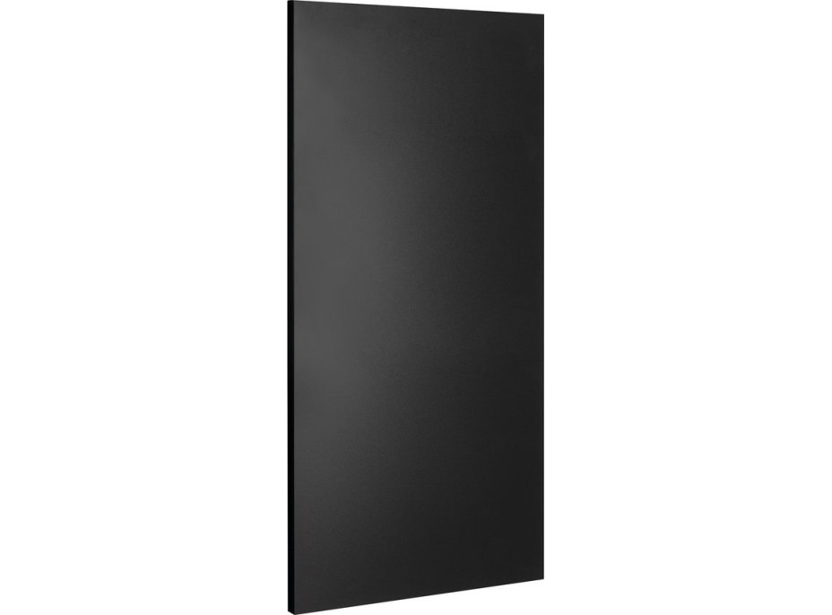 Sapho ENIS kúpeľňový sálavý vykurovací panel 600W, IP44, 590x1200 mm, čierna mat RH600B