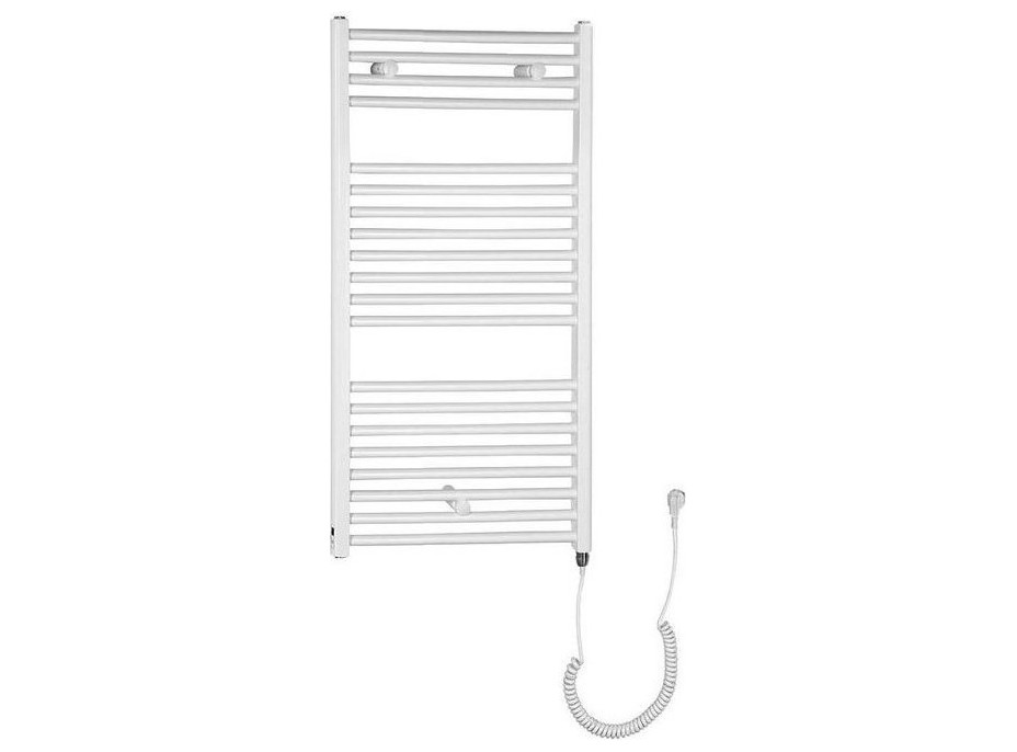 Aqualine DIRECT-E elektrické vykurovacie teleso rovné 450x960 mm, 300 W, biela ILE94T