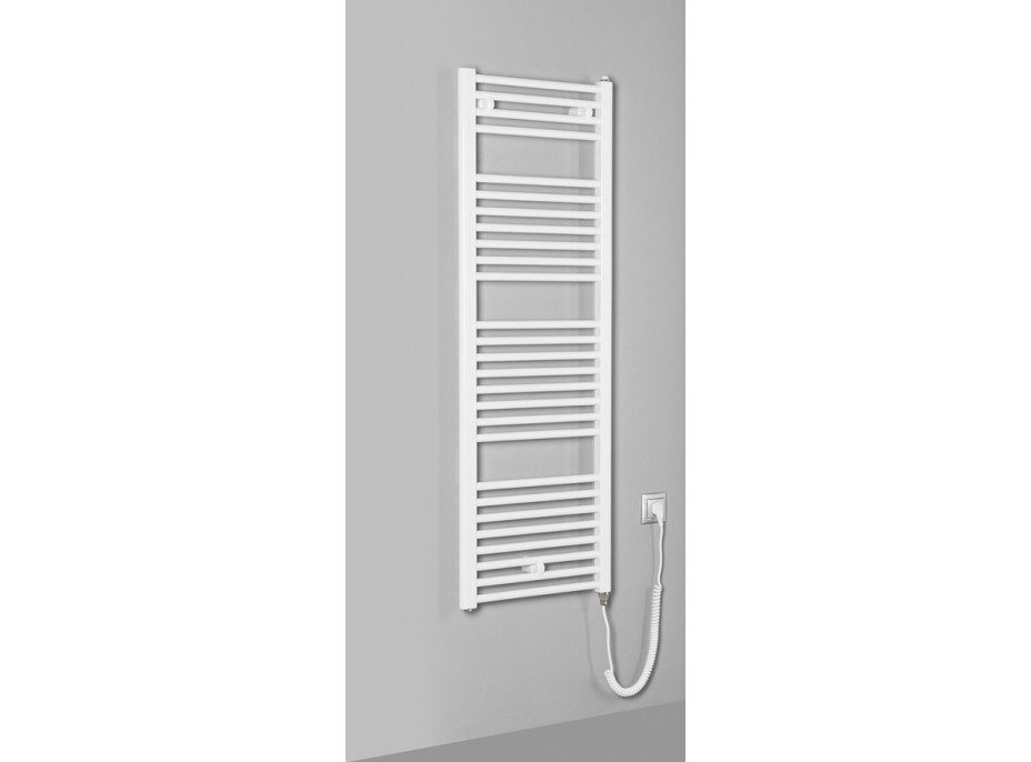 Aqualine DIRECT-E elektrické vykurovacie teleso rovné 450x1320 mm, 400 W, biela ILE34T