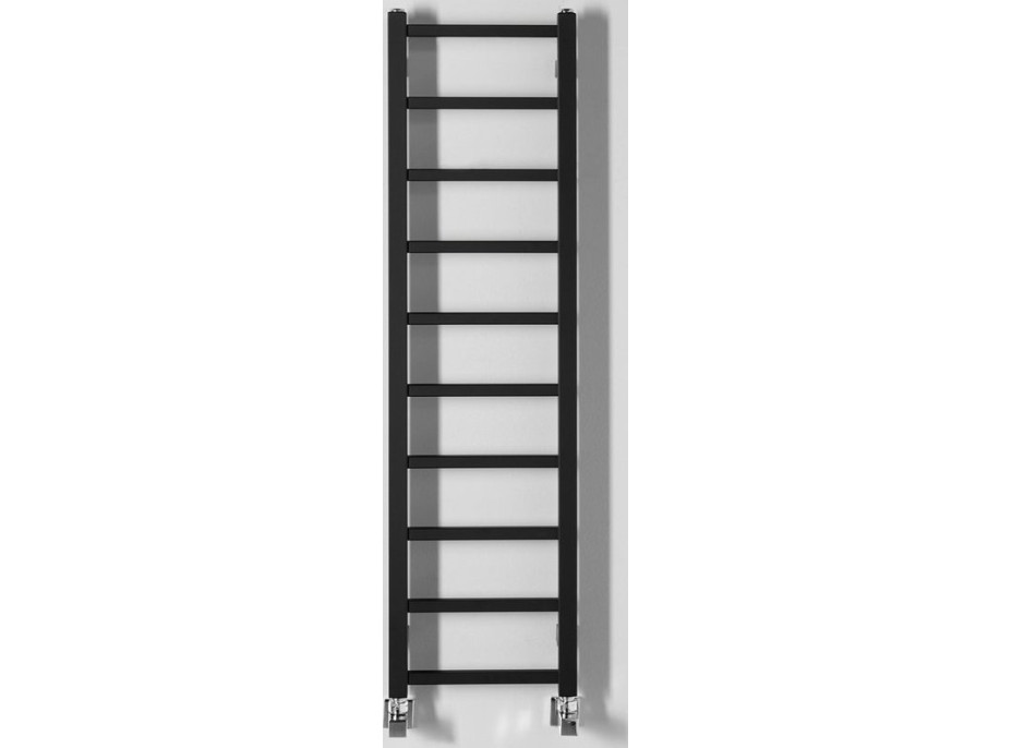 Sapho METRO LIGHT vykurovacie teleso 300x1140 mm, čierna mat IR444TB