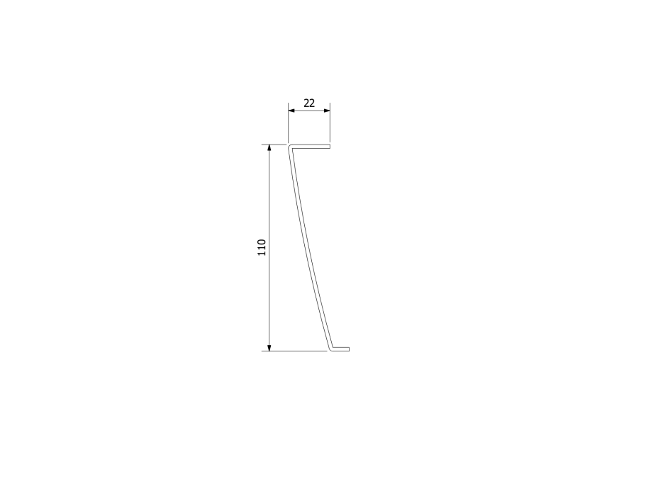 Polysan RENA L 100x80x11cm R550 obkladový panel ľavý, biela 78756L