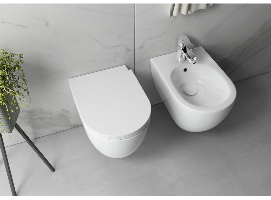 Isvea INFINITY bidet závesný, 36, 5x53cm, biela 10NF41001