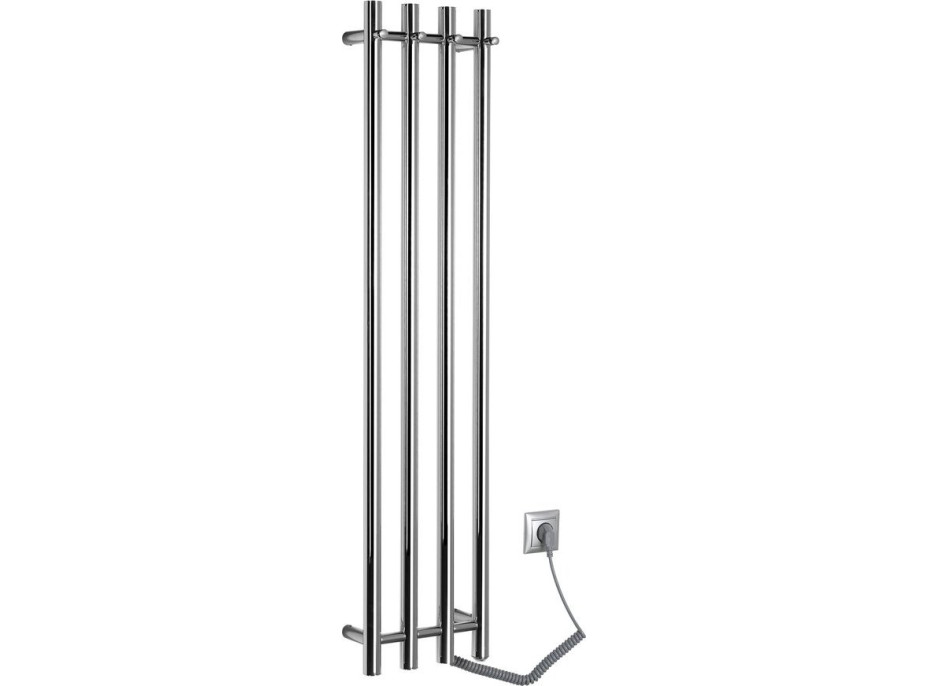 Sapho PAPINADO elektrický sušiak uterákov 263x1200mm, 85W, chróm ER750