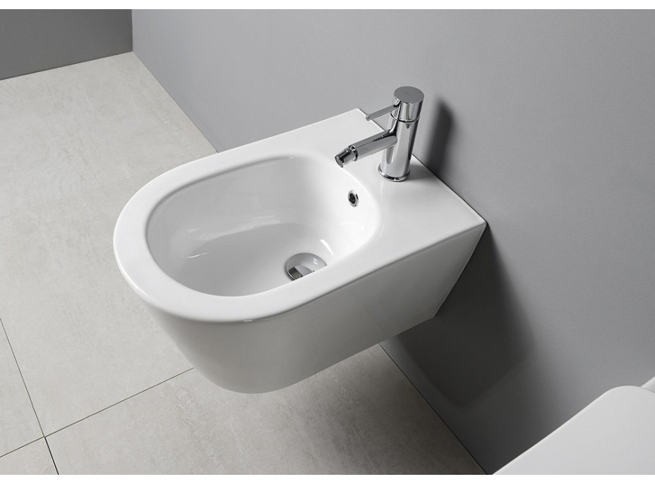 Sapho AVVA bidet závesný 35, 5x53 cm, biela 100324