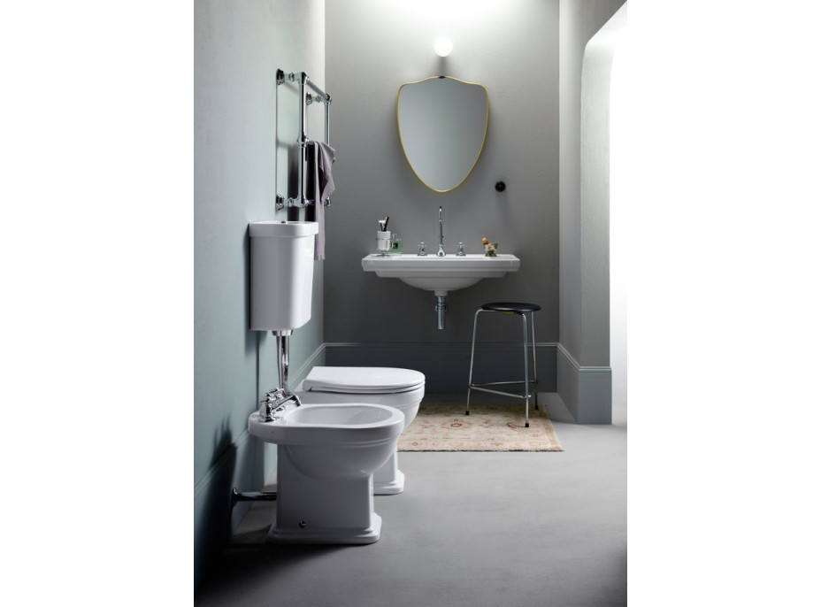 GSI CLASSIC bidet, 37x54cm, 3 otvory, biela ExtraGlaze 8762311