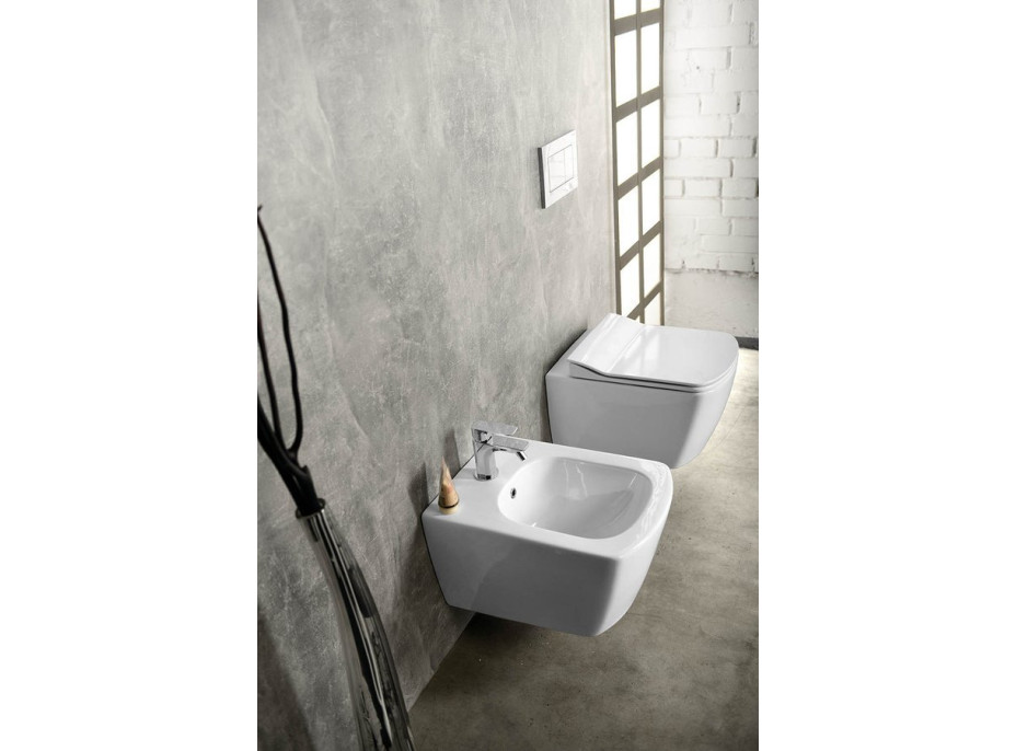 CREAVIT GLANC bidet závesný, 37x51,5 cm, biela GC510