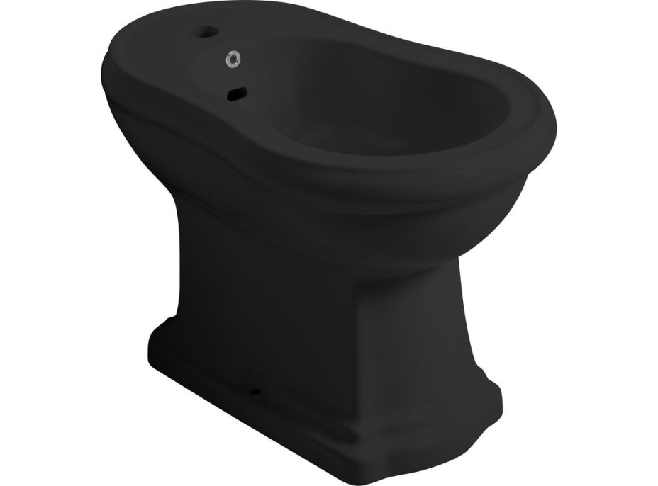 Kerasan RETRO bidet stojaci 38, 5x60cm, čierna mat 102031