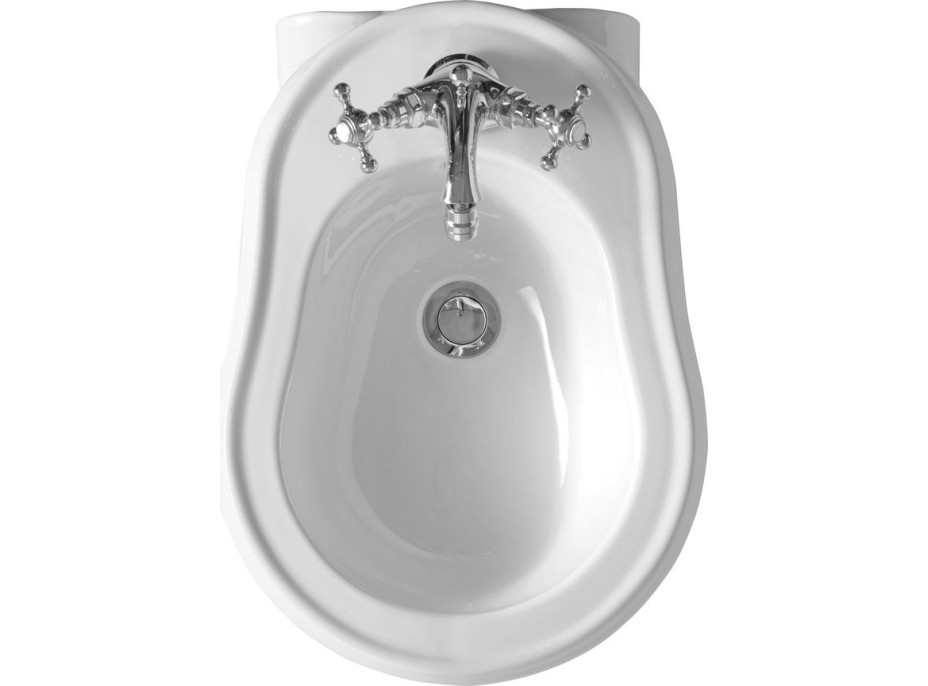 Kerasan RETRO bidet závesný 38x52cm, biela 102601