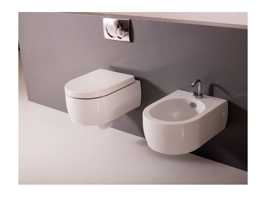 Kerasan FLO bidet závesný 36, 5x50cm, biela 312501