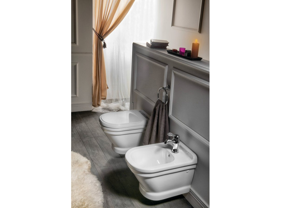 CREAVIT ANTIK bidet závesný, 36x53 cm, biela AN510