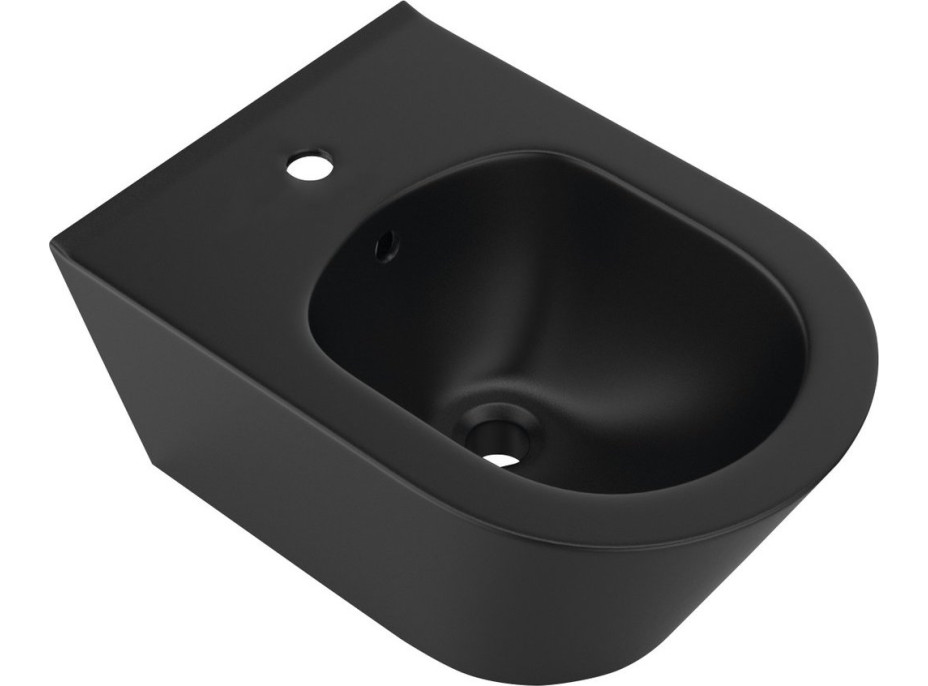 Sapho AVVA bidet závesný 35, 5x53 cm, čierna mat 100324-110