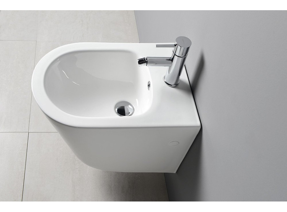 Sapho PACO bidet závesný, 36x52cm, biela PZ2012