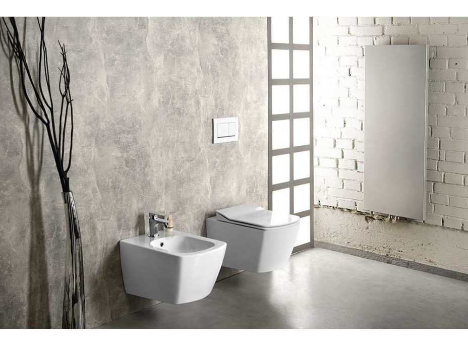 CREAVIT GLANC bidet závesný, 37x51,5 cm, biela GC510