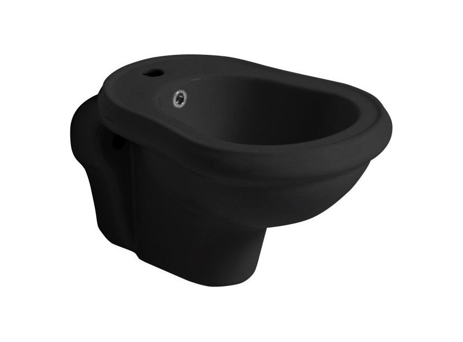 Kerasan RETRO bidet závesný 38x52cm, čierna mat 102631