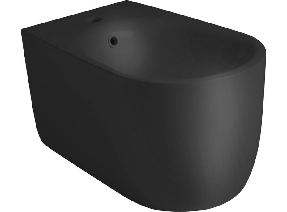 Kerasan NOLITA bidet závesný 35x55cm, čierna mat 532531