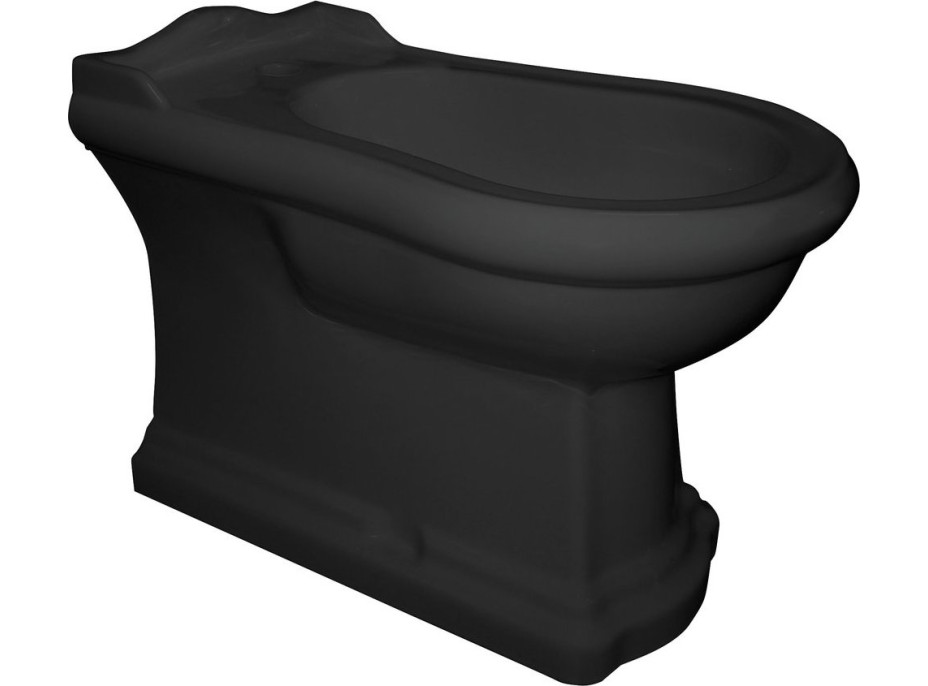 Kerasan RETRO bidet stojaci 39x61cm, čierna mat 102231