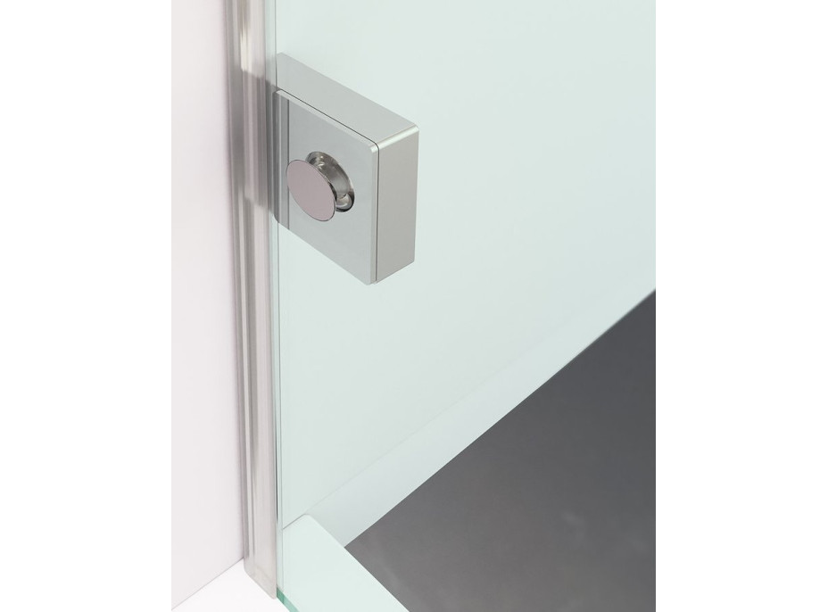 Polysan FORTIS EDGE sprchové dvere do niky 900mm, číre sklo, pravé FL1690R
