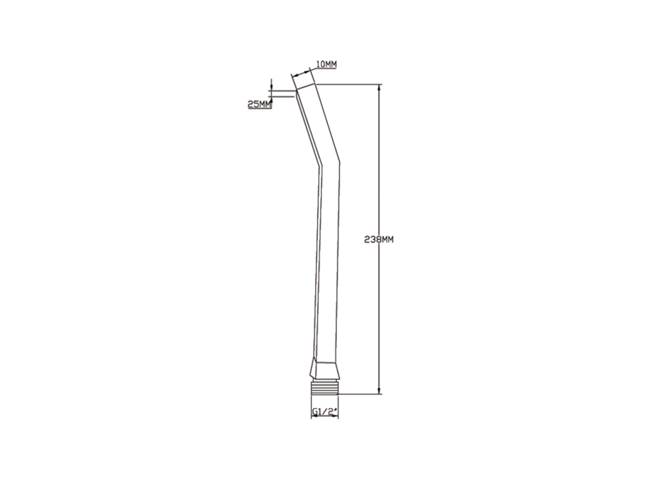 Sapho Ručná sprcha, 230mm, mosadz/chróm 1204-01