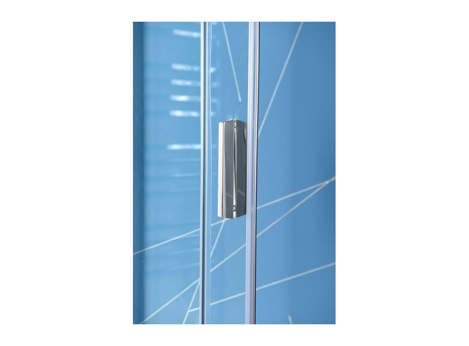Polysan EASY LINE štvorcová sprchová zástena 900x900mm, číre sklo EL5115