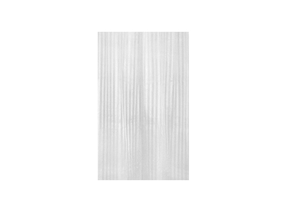 Aqualine Sprchový záves 180x200cm, polyester, biela ZP001
