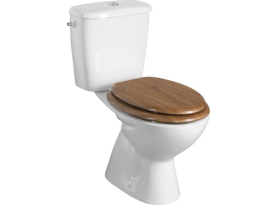 Aqualine AQUALINE WC sedátko, dub 1705-10