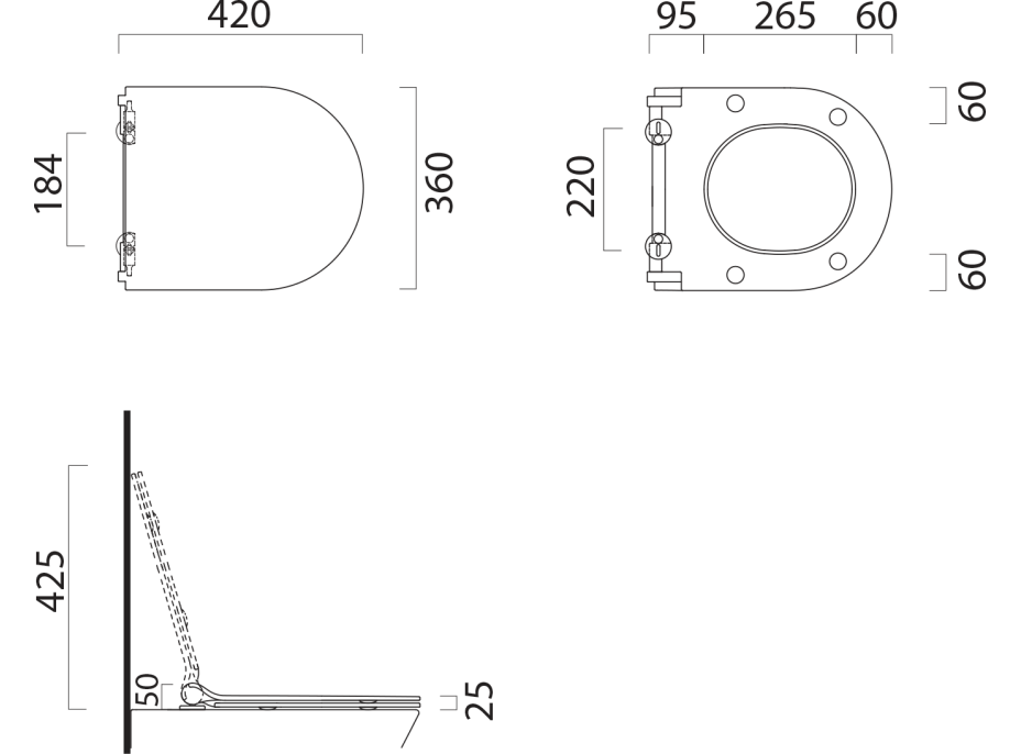 GSI PURA/KUBE X sedadlo, SLIM, Soft Close, duroplast, biela mat MS76SN09