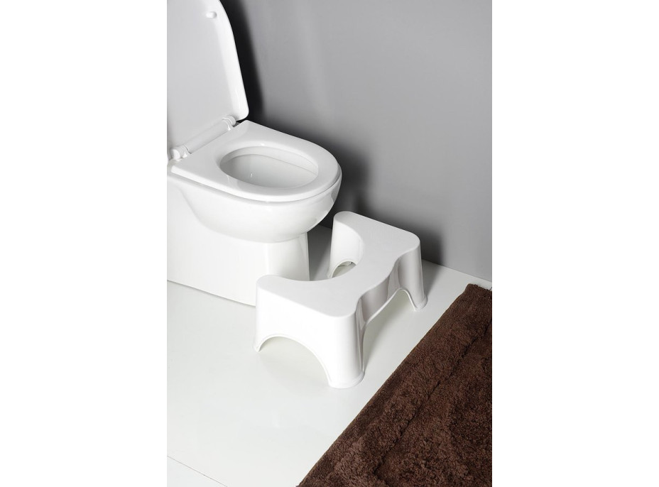 Sapho Podstavec na toaletu, 39x22x17cm, biela ST002