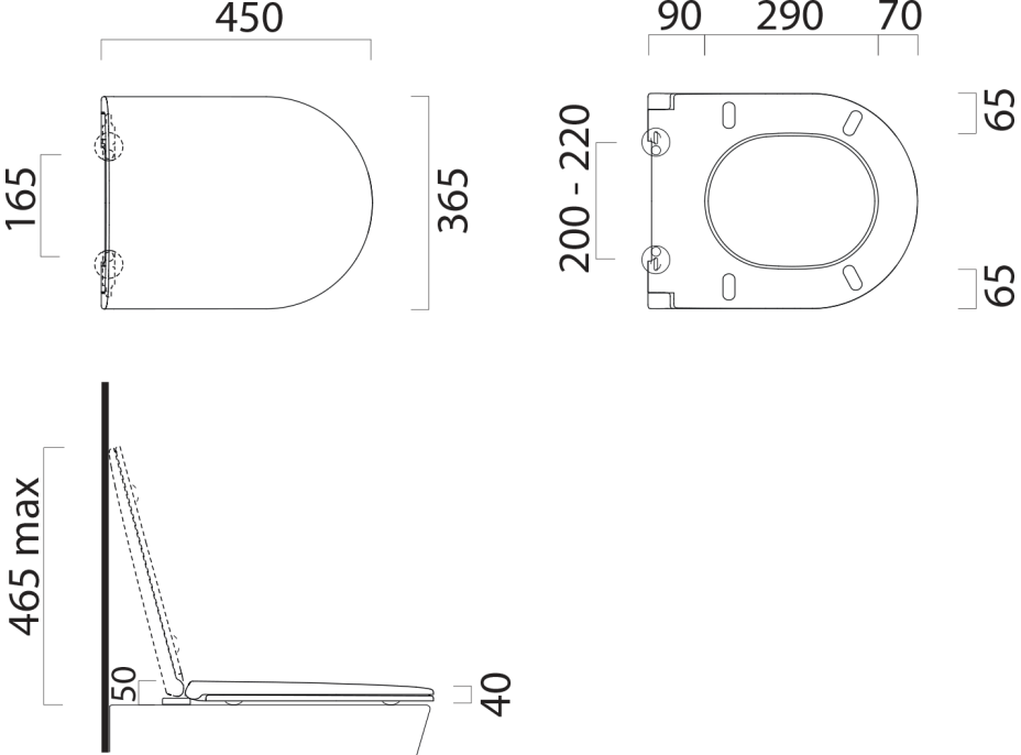 GSI PURA/KUBE X/NORM WC sedátko Soft Close, duroplast, biela/chróm MS992C11