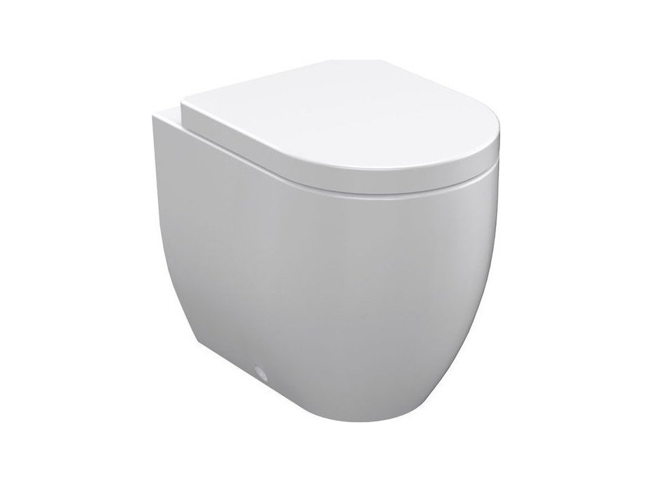 Kerasan FLO WC misa stojaca, 36x51, 5cm, spodný/zadný odpad, biela 311601