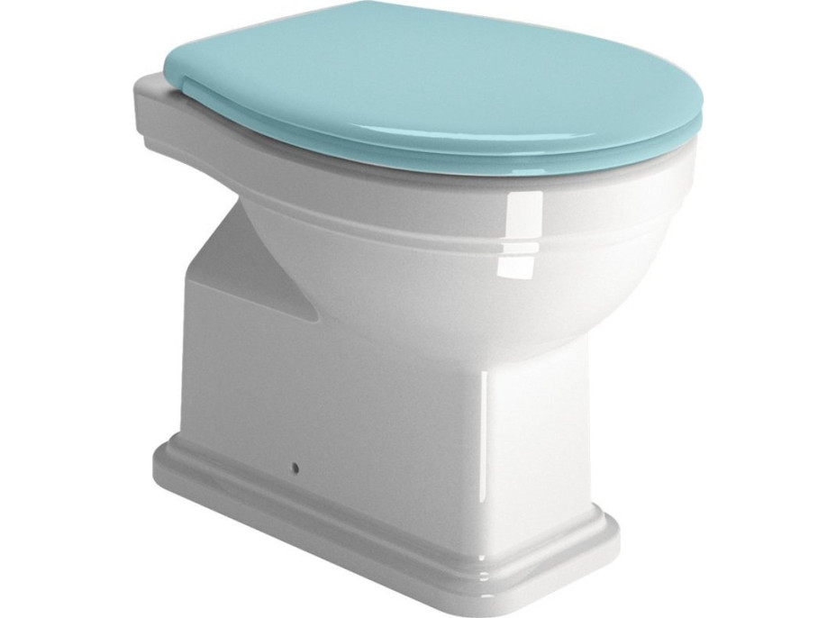 GSI CLASSIC WC misa stojaca, 37x54cm, spodný odpad, biela ExtraGlaze 871011