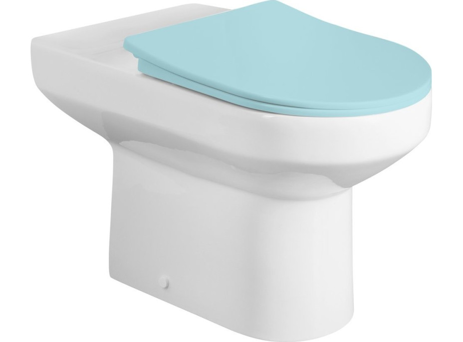 Aqualine VERMET WC kombi misa, zadný/spodný odpad, biela VR038-432