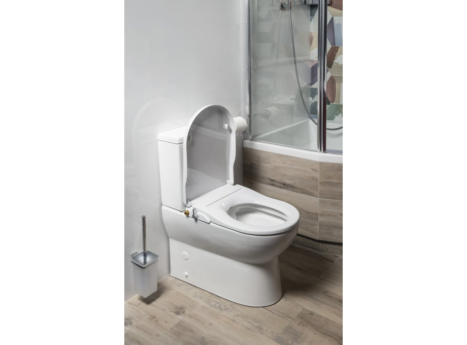 Sapho CLEAN STAR bidetové sedadlo, D-tvar LB402