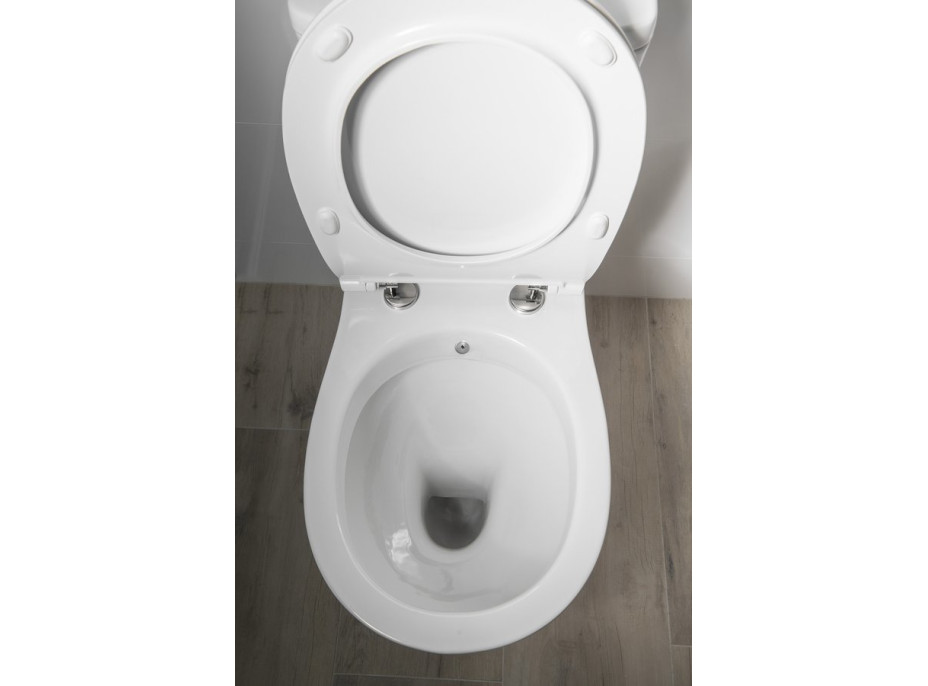 Sapho KAIRO CLEANWASH WC kombi s bidet. spŕškou, zadný odpad, biela PC106