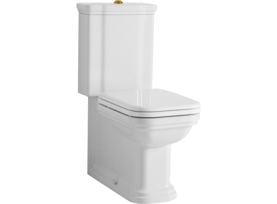 Kerasan WALDORF WC kombi misa 40x68cm, spodný/zadný odpad, biela 411701