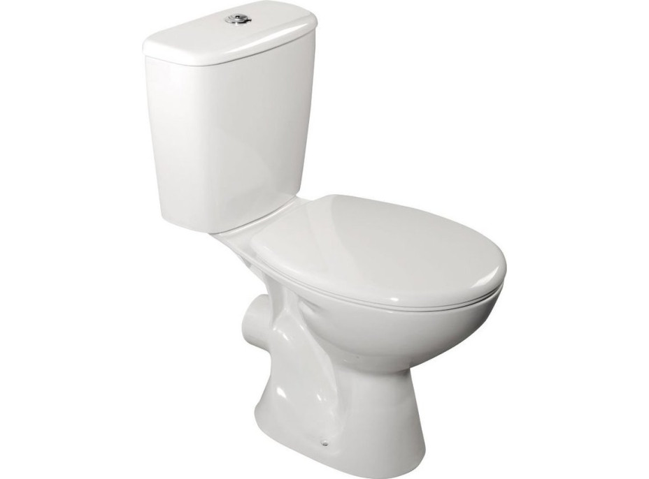 Aqualine JUAN WC kombi, dvojtlačítko 3/6l, zadný odpad, biela LC2154